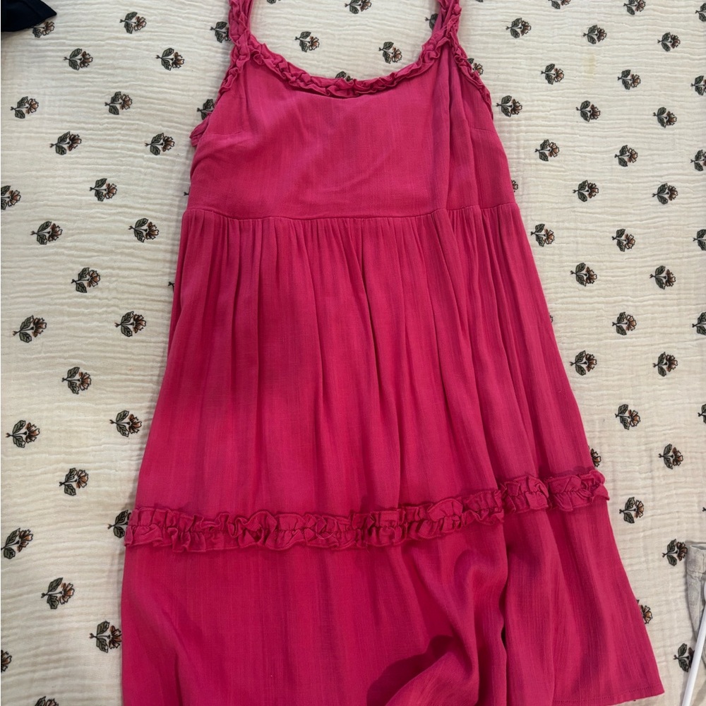 Speechless Pink Tiered Ruffled Sundress